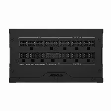 Fuente De Poder Aorus Elite Ae1000pm, 1000w, 80 Plus Platinum, Modular, 24-pin Atx, 120mm, Negro